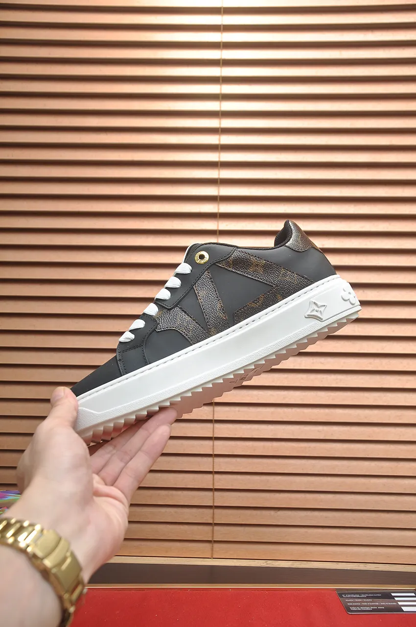 Men's shoes 💰540💶[LOUIS VUITTON] Original order price (mesh lining) new model 🍀LV Louis Vuitton * - top version of LV classic trendy shoes! Use imported original cowhide leather, cloth cowhide lining and original wear-resistant rubber outsole! High quality products! Code number 38-45 (45 is custom-made and cannot be returned or exchanged)